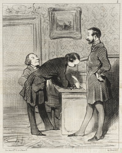 Es ist gut, weil es Ihr Freund ist... von Honoré Daumier