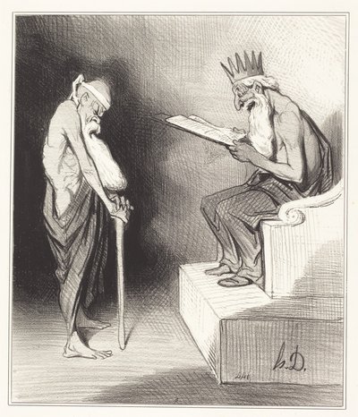 Clémence de Minos von Honoré Daumier