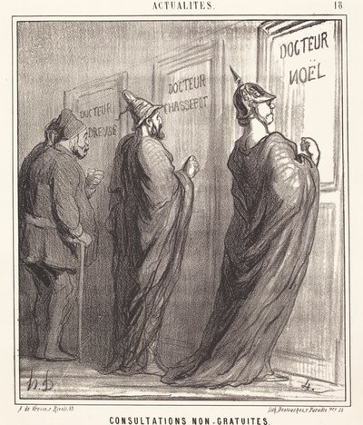 Nicht kostenlose Beratungen von Honoré Daumier