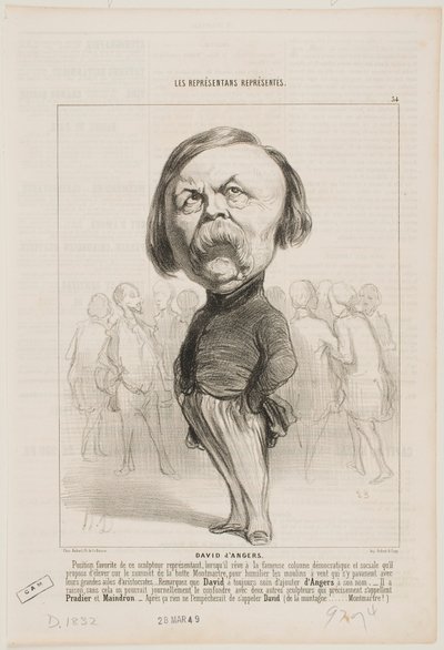 David D’Angers von Honoré Daumier