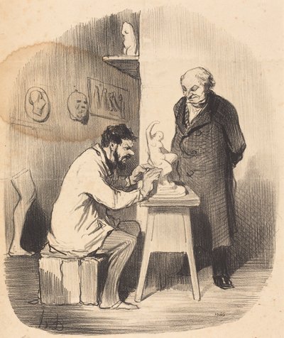 Ich werde Ihnen eines Tages machen lassen... von Honoré Daumier