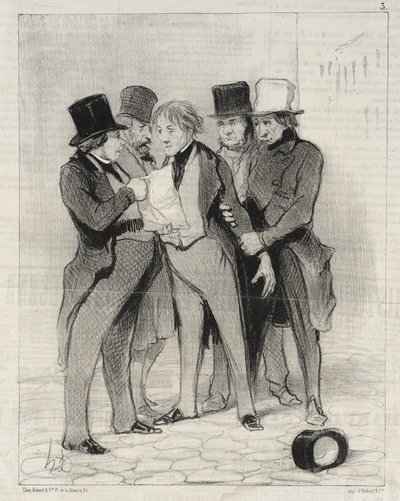 Wild, das zu allen Jahreszeiten gejagt werden kann von Honoré Daumier