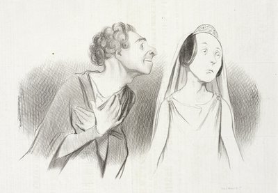 Ich gehe verliebter als... je... von Honoré Daumier