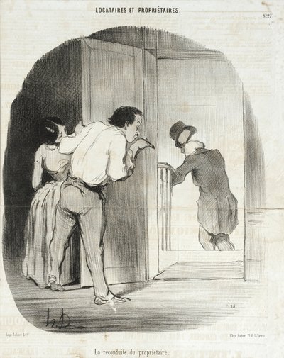 Die Rückführung des Eigentümers von Honoré Daumier