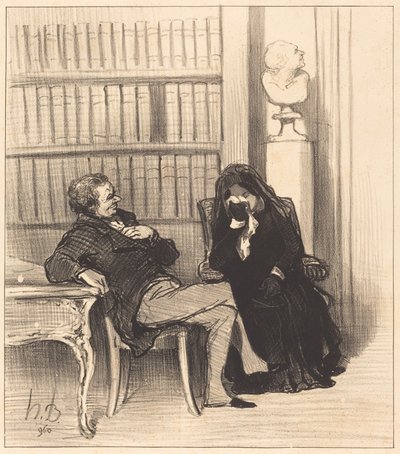 Die Witwe von Honoré Daumier