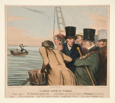 Das letzte Kapitel des Telemaque, aus La Caricature (Journal) von Honoré Daumier