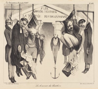 Die Ehren des Pantheons von Honoré Daumier