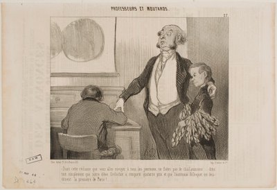 Bitte keine Übertreibungen in diesem Artikel, der an alle Zeitungen gesendet wird... von Honoré Daumier