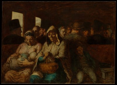 Die Dritte-Klasse-Kutsche von Honoré Daumier