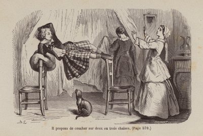 Illustration für Un Bon Petit Diable von Horace (after) Castelli