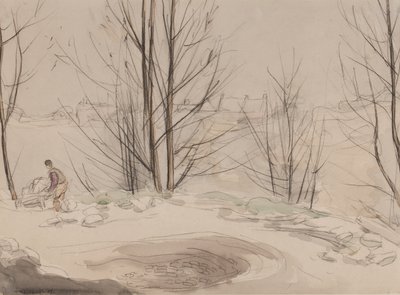 Carshalton-Steinbruch, 1907 von Horace Mann Livens