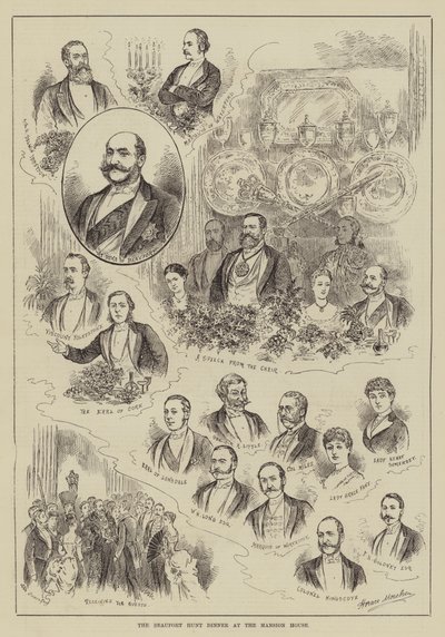 Das Beaufort-Jagd-Dinner im Mansion House von Horace Morehen