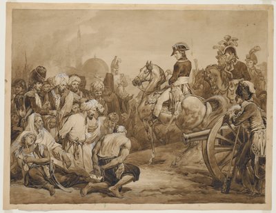 Bonaparte gewährt den Rebellen von Kairo Gnade von Horace Vernet