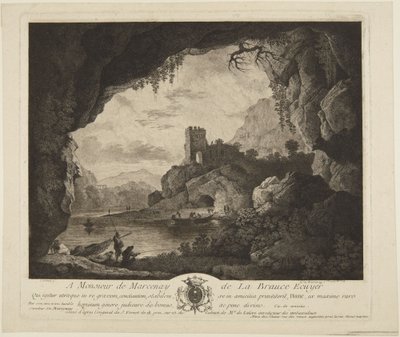Fischen bei Mondschein von Horace Vernet