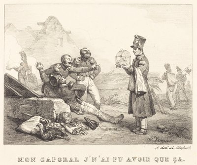 Mein Korporal, ich konnte nur das bekommen von Horace Vernet