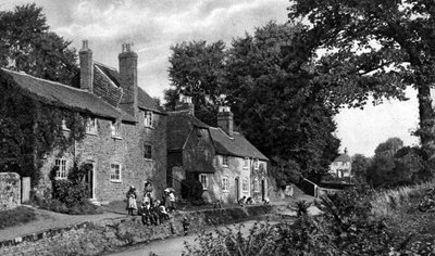 The Swan Inn, Fittleworth, Sussex, um 1922 von Horace Walter Nicholls