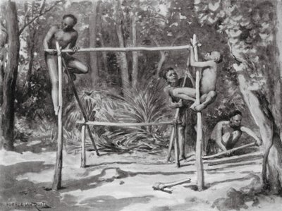 Die Morgendämmerung des Lebens, ein Zuhause bauen von Horace van Ruith