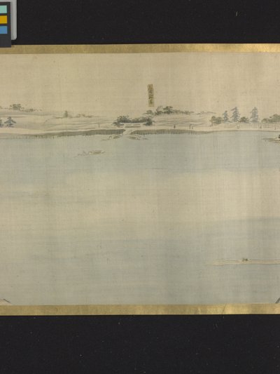 Drei Götter des Glücks auf einem Vergnügungsausflug von Hosoda Eishi