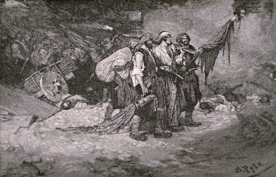 Die Plünderung von Panama durch Henry Morgans Piraten von Howard (after) Pyle