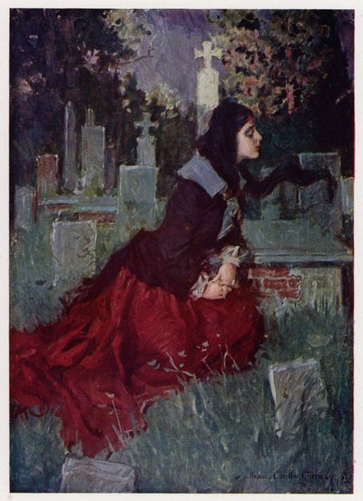 Illustration für Evangeline, Eine Geschichte von Arcadie, von Henry Wadsworth Longfellow von Howard Chandler (after) Christy