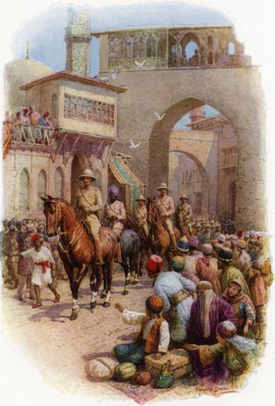 General Maude betritt Bagdad. Die Metropole des Ostens am 11. März von Howard Davie