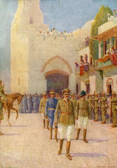 Lord Allenby betritt Jerusalem von Howard Davie