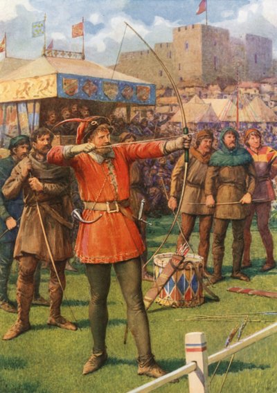 Robin Hood bei den Maifeierlichkeiten von Howard Davie