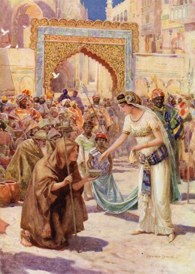 St. Georg und Prinzessin Sabra von Howard Davie