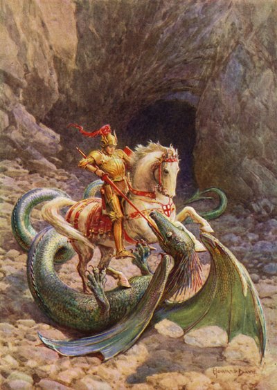 St. Georg und der Drache von Howard Davie