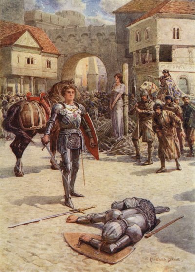 St. Georg zur Rettung, der stolze Graf von Coventry lag tot von Howard Davie