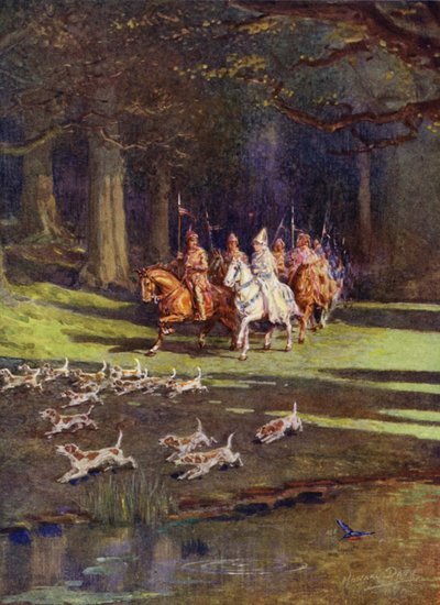 Die ganze Gesellschaft machte sich auf den Weg in den Wald von Howard Davie