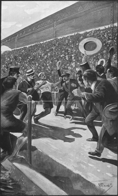 Die Olympischen Spiele bei der Franco-British Exhibition von Howard K. Elcock