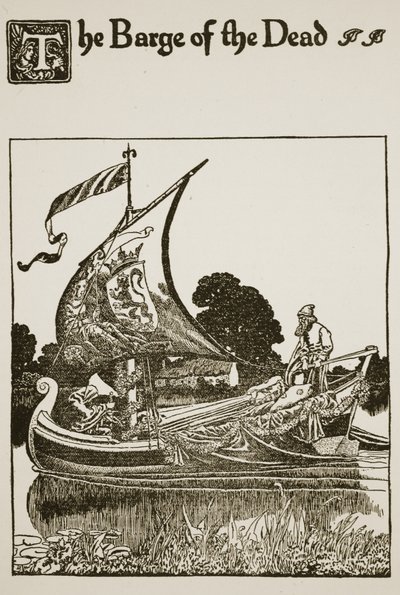 Das Boot der Toten, Illustration aus 