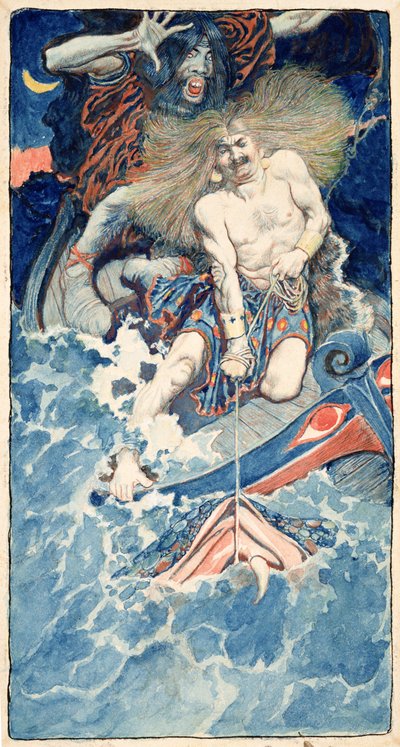 Das Angeln von Thor und Hymir, aus 