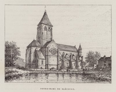 Notre-Dame De Blecourt (Gravur) von Hubert Clerget