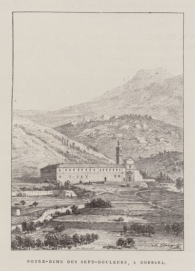 Notre-Dame der Sieben Schmerzen, A Corbara von Hubert Clerget