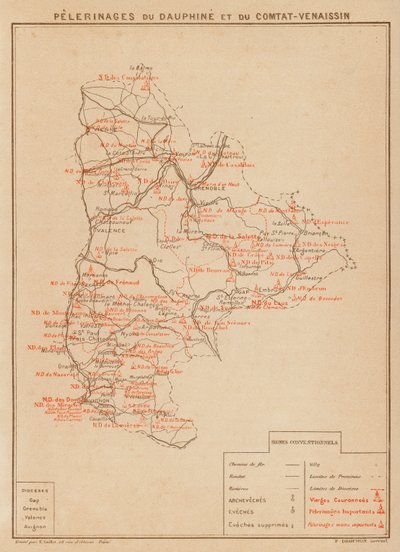 Pilgerfahrten in Dauphine und Comtat-Venaissin von Hubert Clerget