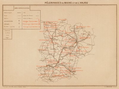 Pilgerfahrten des Maine und des Anjou von Hubert Clerget