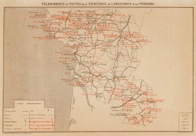 Pilgerfahrten des Poitou, der Saintonge, des Angoumois und des Périgord von Hubert Clerget