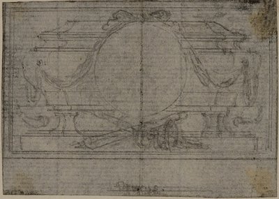 Studie für En Tête Vignette in Tacitus "Tibère, ou Les Six Premiers Livres des Annales", Buch IV von Hubert Francois Gravelot