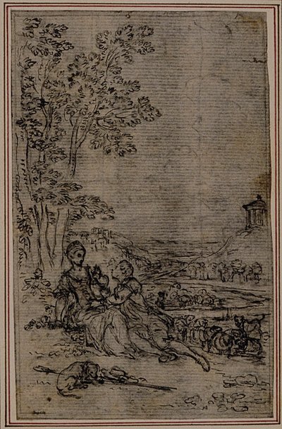 Studie für Vignette in Fontanelle