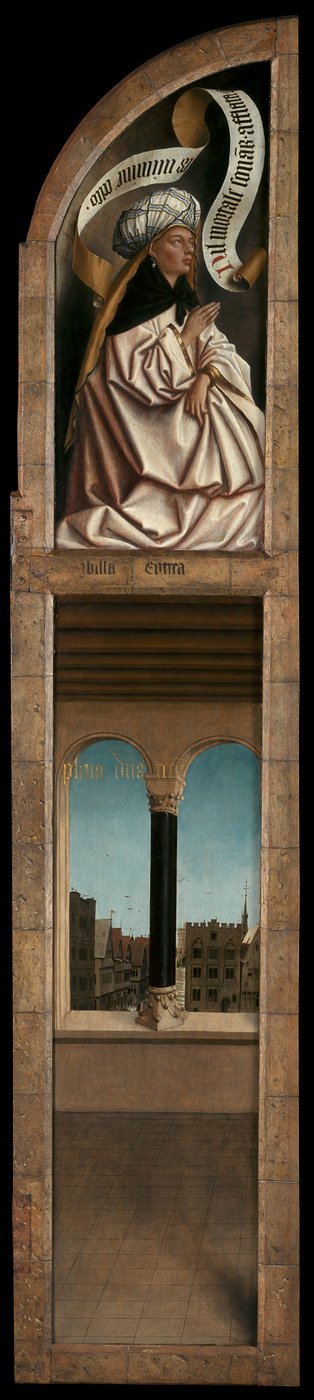 Erythräische Sibylle, vom Äußeren des linken Flügels des Genter Altars von Hubert & Jan van (1390 1441) Eyck