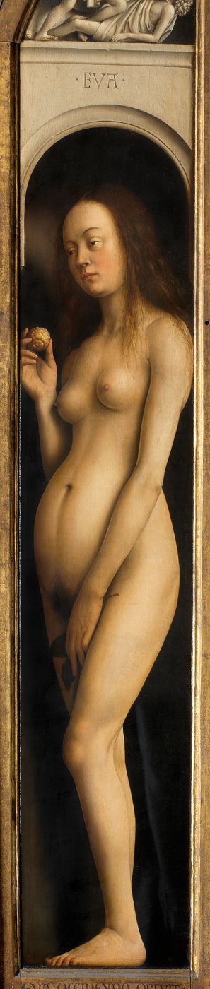 Eva (Detail) von Hubert & Jan van (1390 1441) Eyck