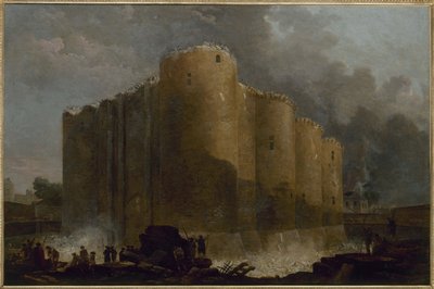 Die Bastille, in den ersten Tagen ihres Abrisses von Hubert Robert
