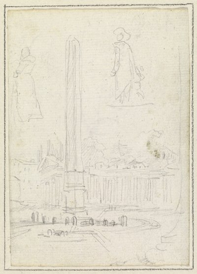 Der Obelisk auf dem Petersplatz von Hubert Robert