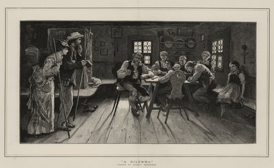 Ein Dilemma von Hubert von Herkomer