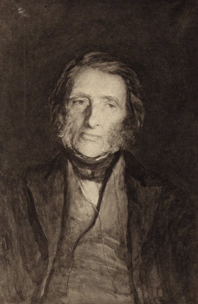 John Ruskin (1819-1900), englischer Schriftsteller, Kunstkritiker, Künstler und Sozialdenker von Hubert von Herkomer