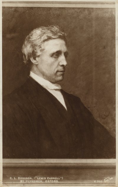 Lewis Carroll (1832-1898), englischer Schriftsteller von Hubert von Herkomer