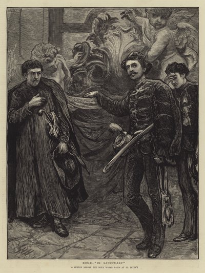 Rom, im Heiligtum von Hubert von Herkomer