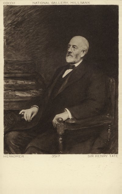 Sir Henry Tate, englischer Zuckerhändler und Philanthrop von Hubert von Herkomer